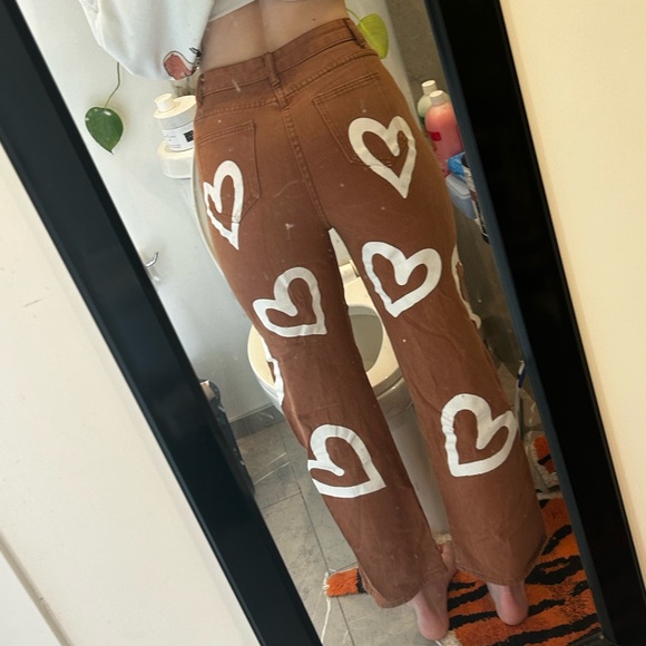 Spray paint Heart Jeans brown - Picture 3 of 5